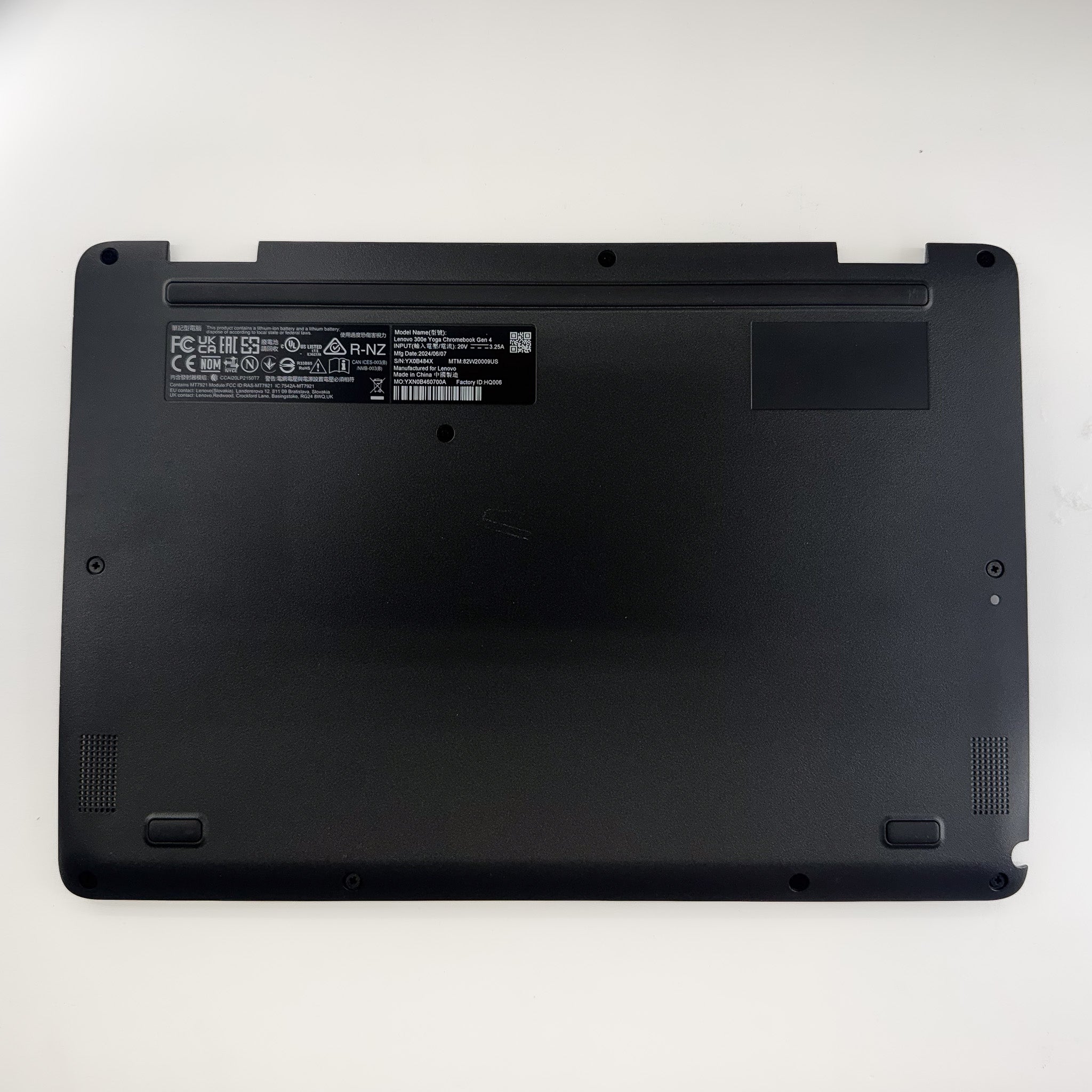 Lenovo Chromebook 300e Yoga G4 Bottom Case