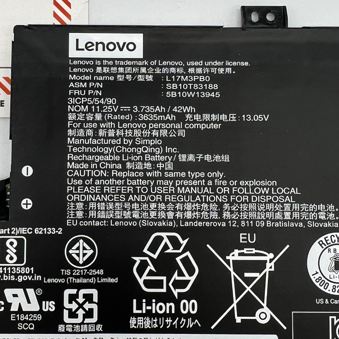 Lenovo Chromebook 11.6 100E G2 MTK / 300E G2 MTK Battery Lot of 50