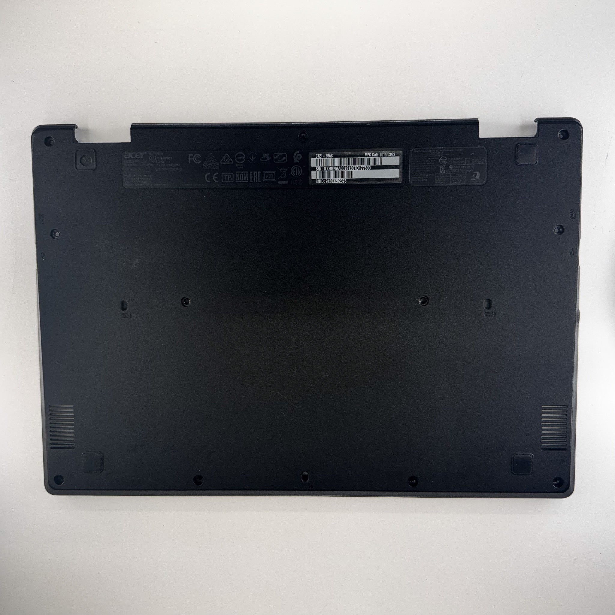 Acer Chromebook C721 Bottom Case
