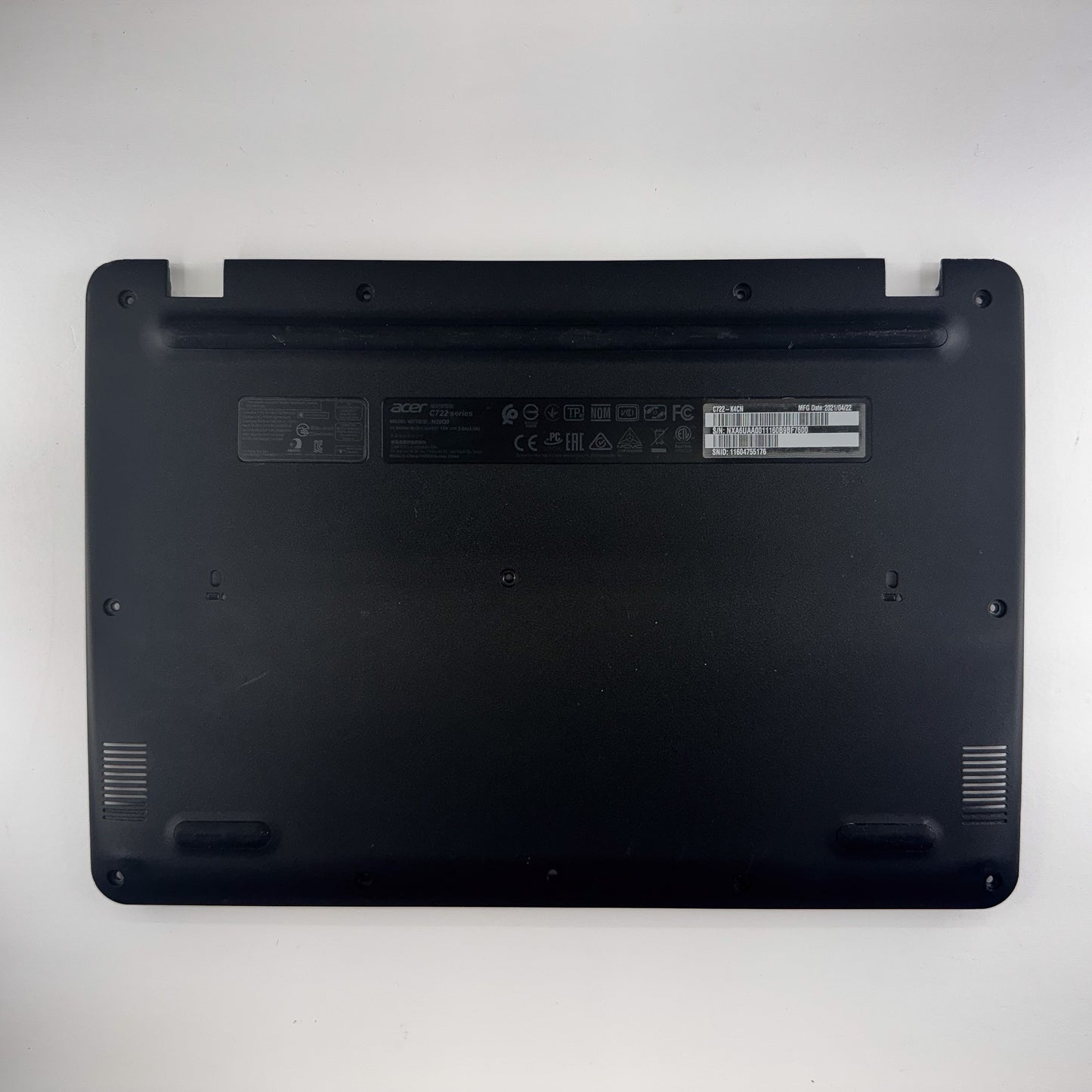 Acer Chromebook C722 Bottom Case