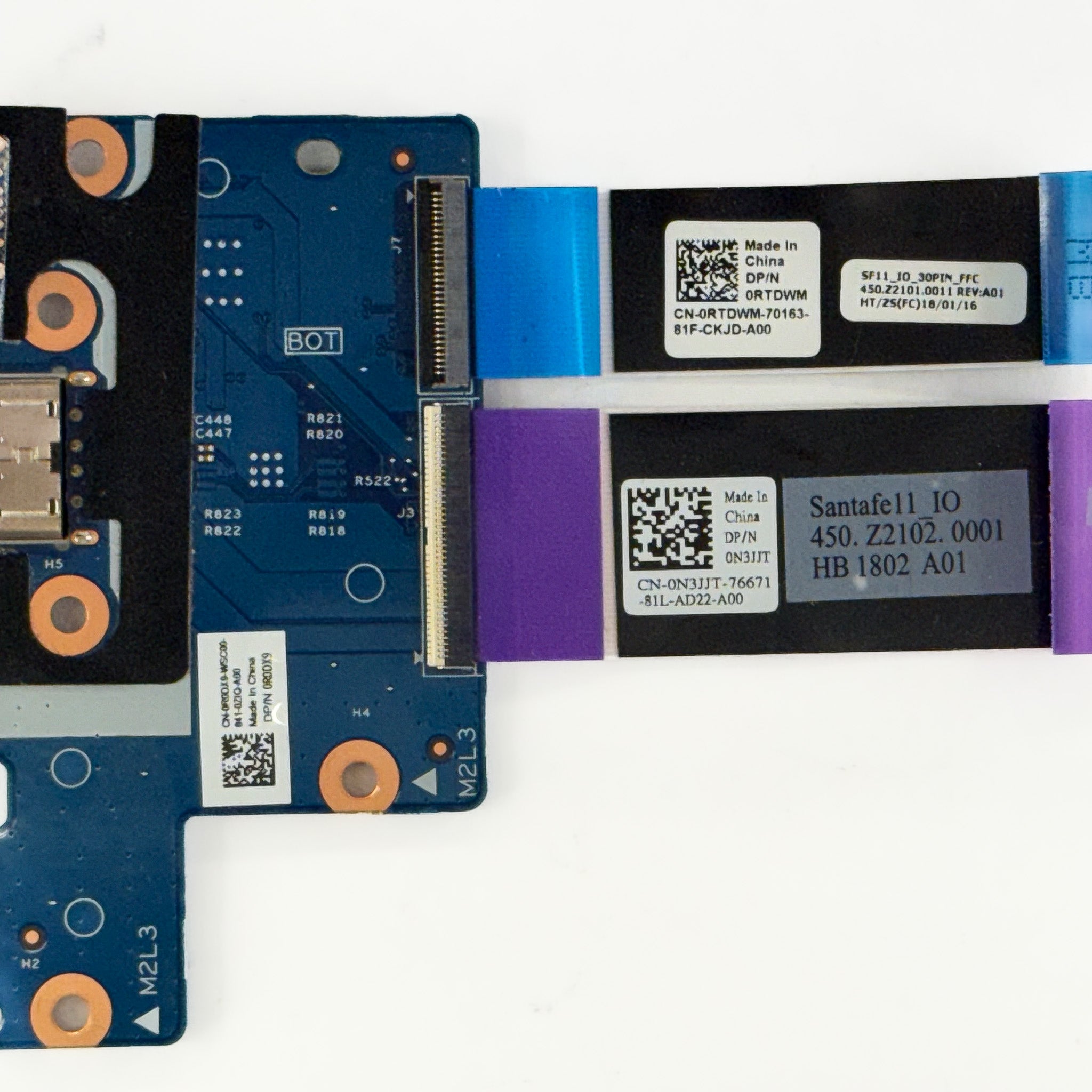 Dell Chromebook 5190 2in1 Daughterboard