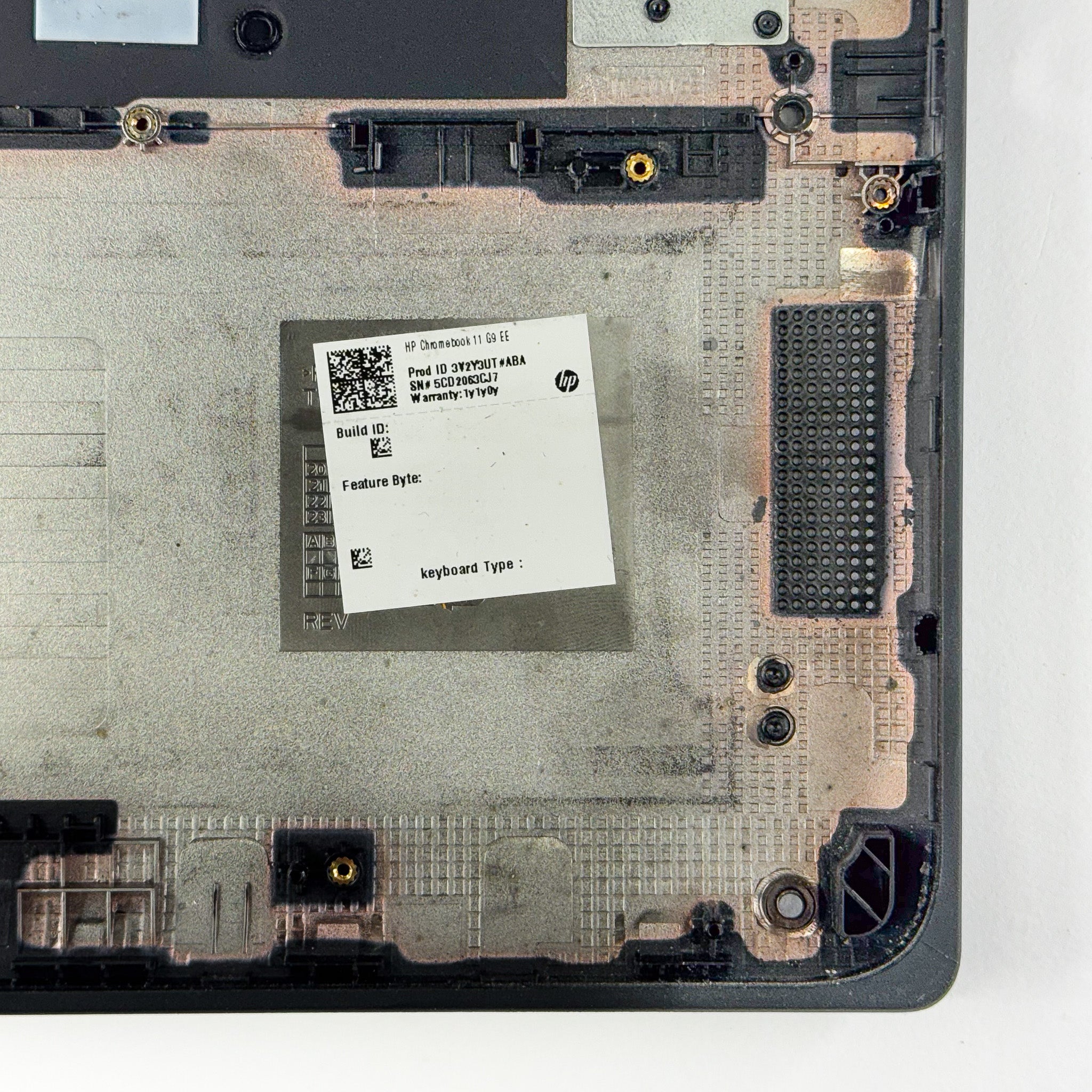 HP Chromebook 11MK G9EE Bottom Case