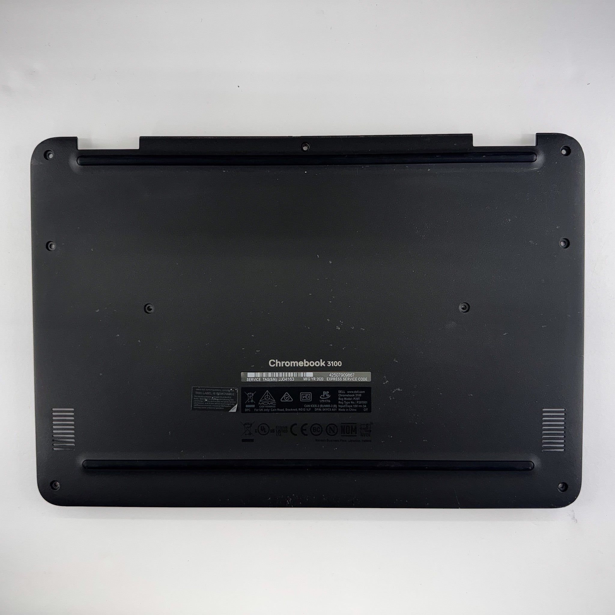 Dell Chromebook 3100 2in1 Bottom Case