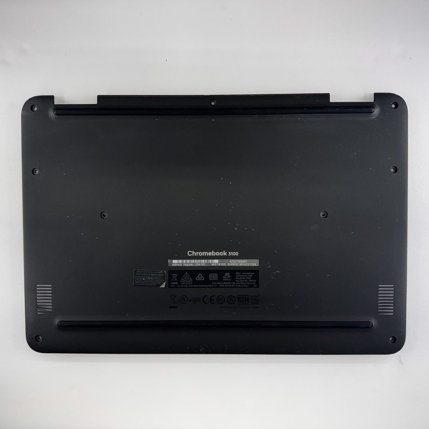 Dell Chromebook 3100 2in1 Bottom Case