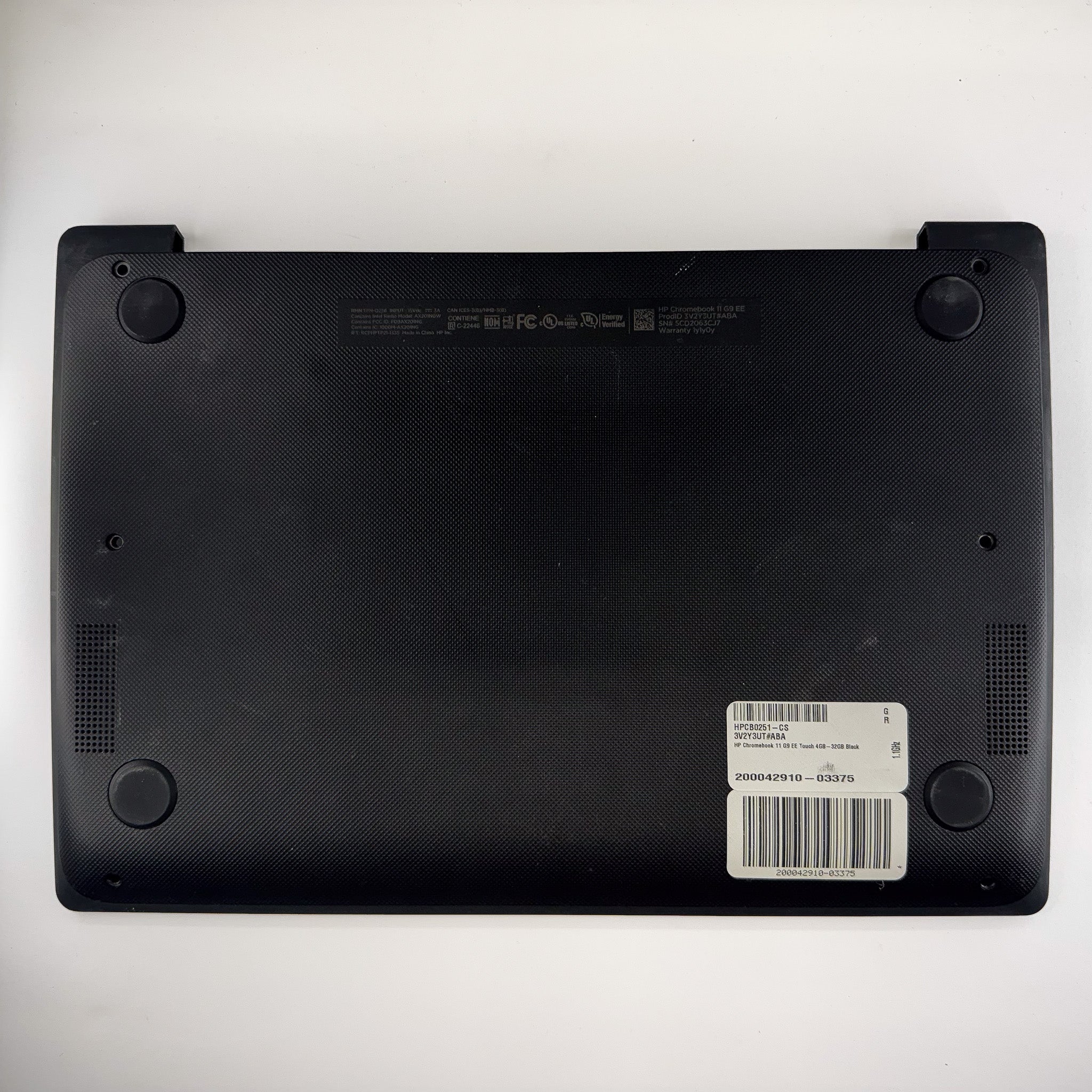 HP Chromebook 11 G9EE Bottom Case