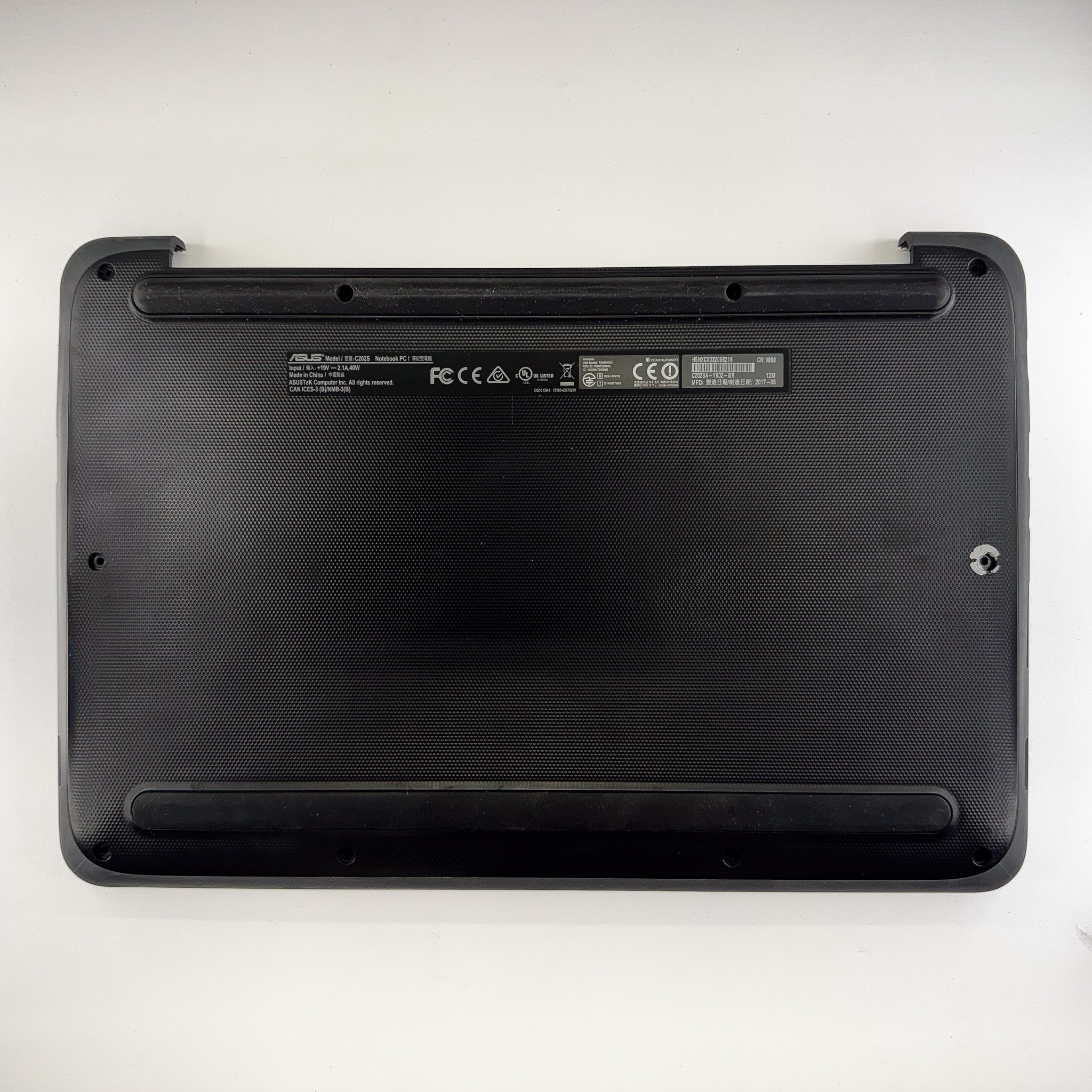 Asus Chromebook C202SA Bottom Case Gray
