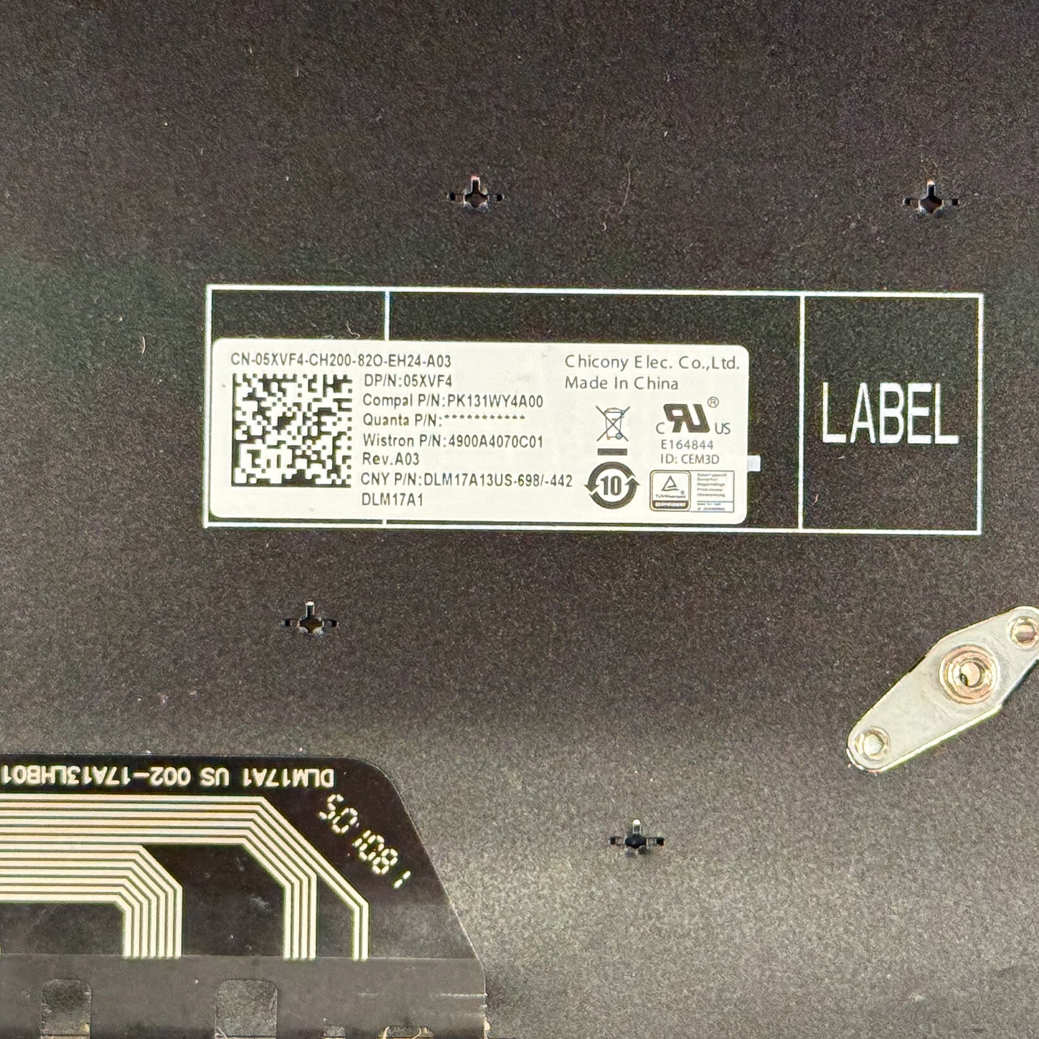 Dell Chromebook 3180 Keyboard