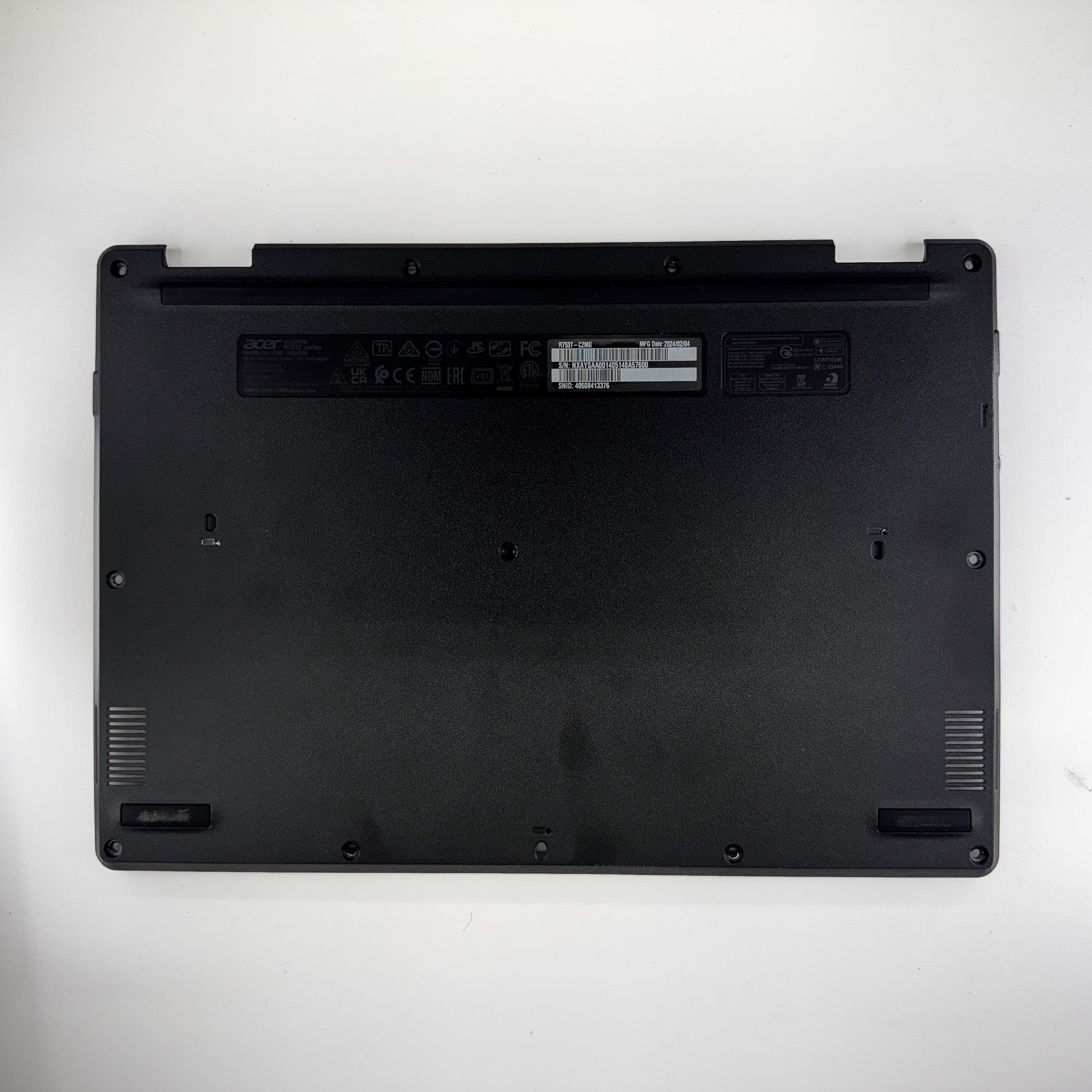 Acer Chromebook R753T Bottom Case