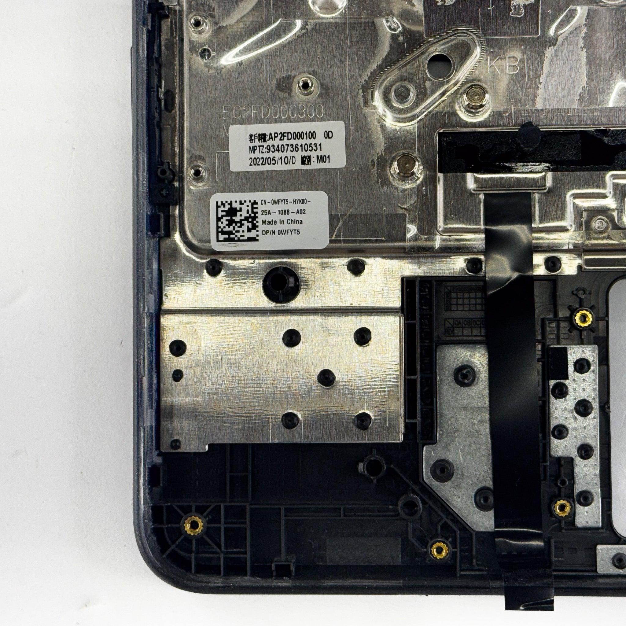 Dell Chromebook 3100 Palmrest (No Daughterboard)