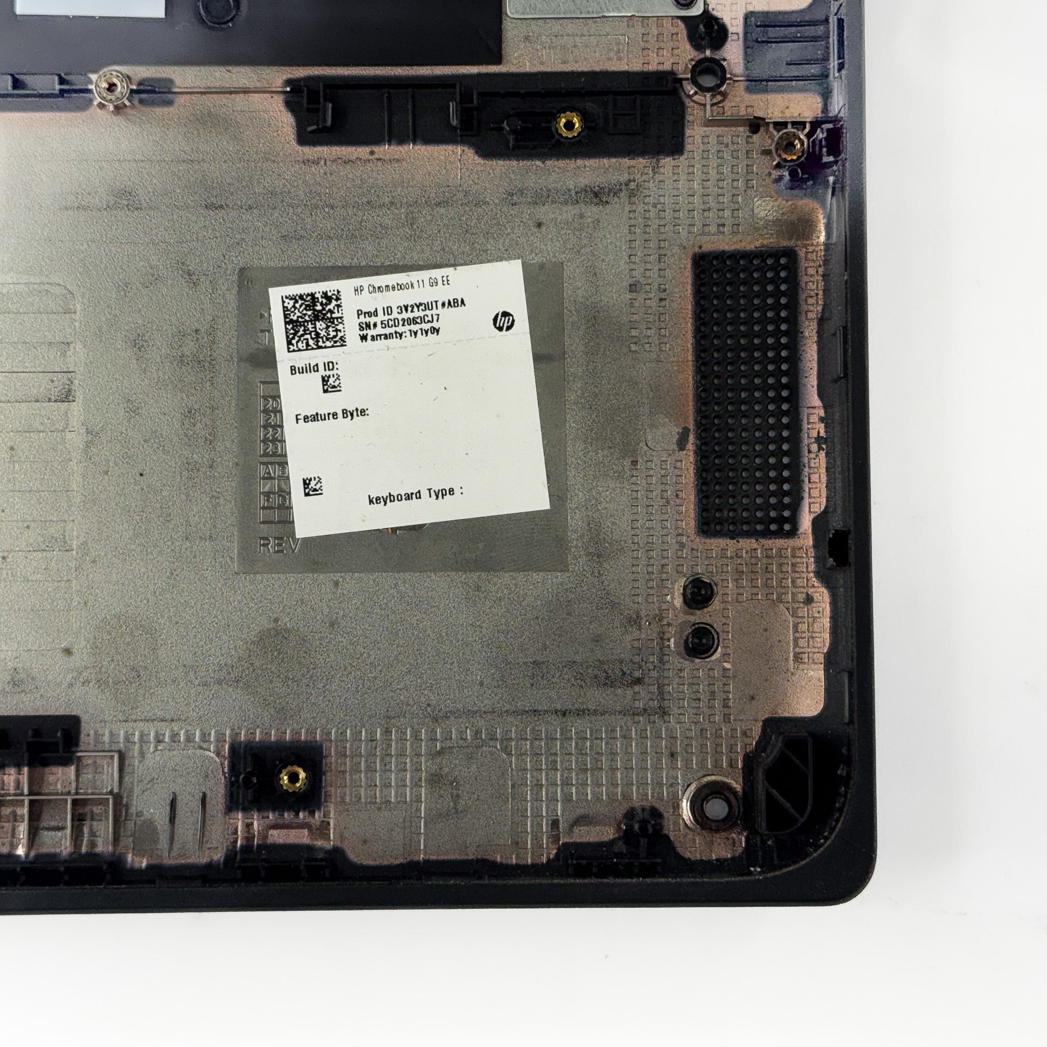 HP Chromebook 11 G9EE Bottom Case