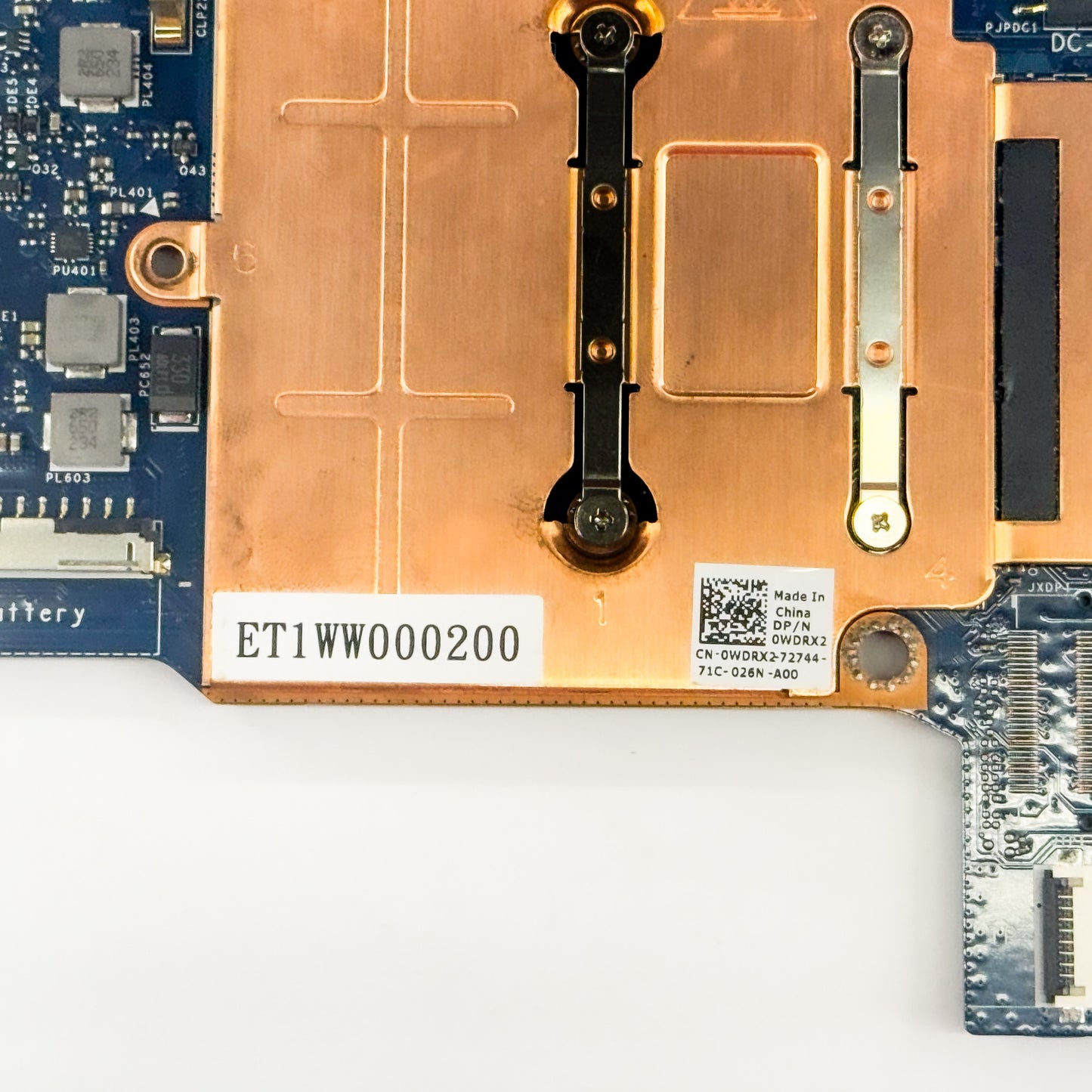 Dell Latitude 3189 Motherboard, 4GB