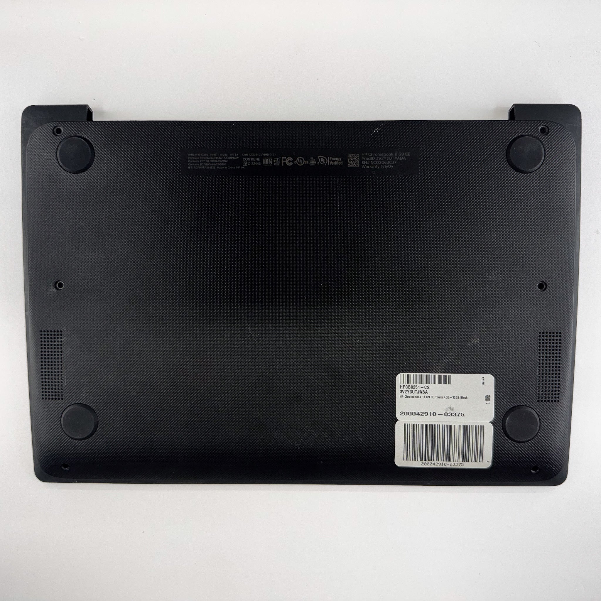 HP Chromebook 11MK G9EE Bottom Case