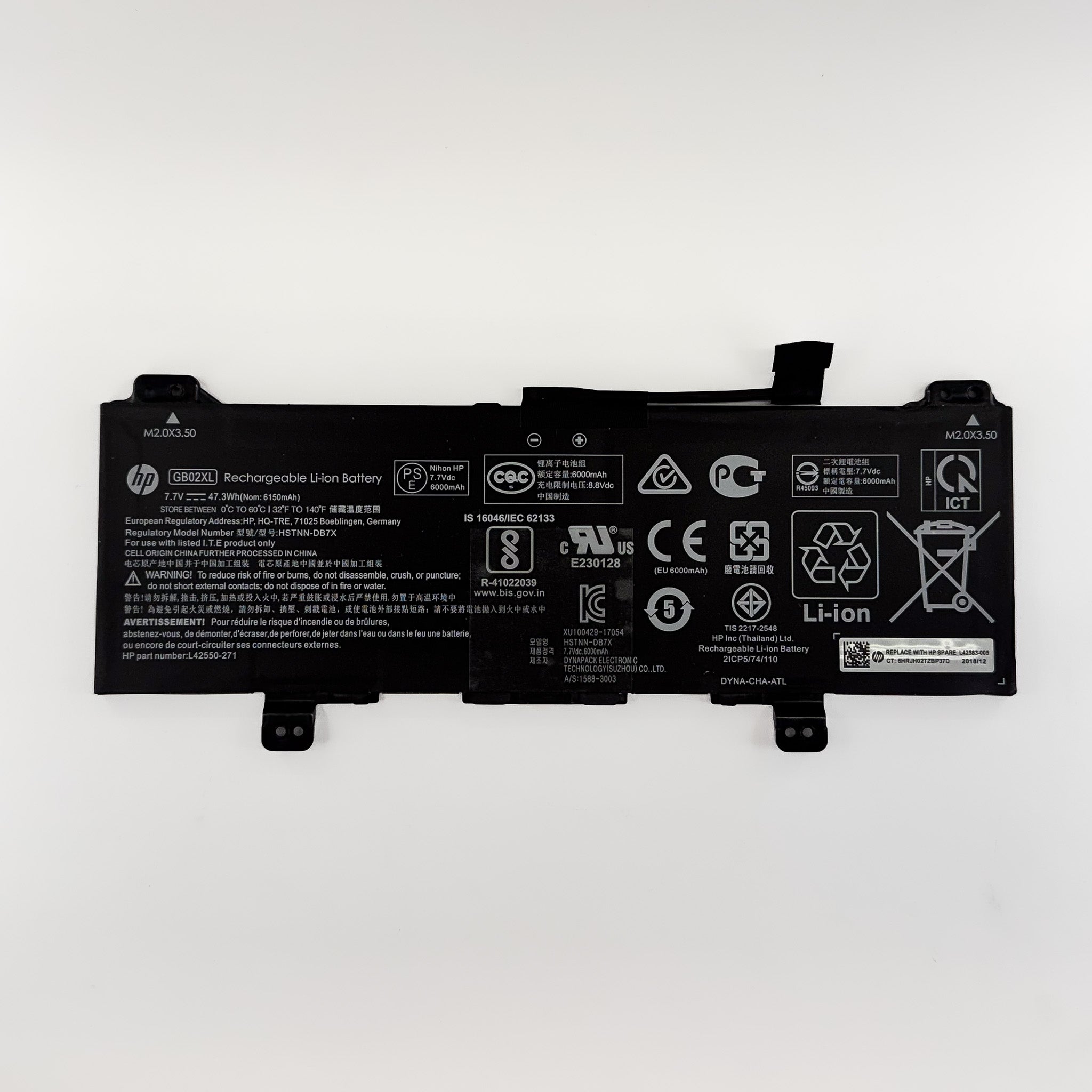 HP Chromebook 14-DB0023DX Battery
