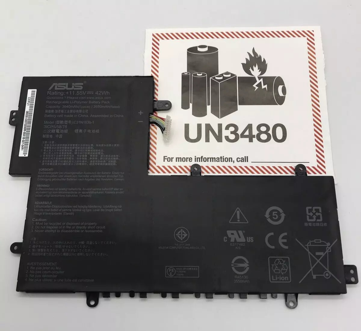 Asus Chromebook C204EE Battery Lot of 50